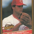 Cincinnati Reds Bill Gullickson 1986 Donruss Highlights 40 Pitcher of the Month