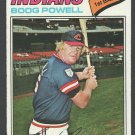 Cleveland Indians Boog Powell 1977 Topps Baseball Card 206 em+