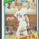 New York Mets Joel Youngblood 1980 Topps Baseball Card 372 nr mt