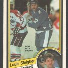 Boston Bruins Louis Sleigher 1984 OPC O Pee Chee Hockey Card 290 nr mt
