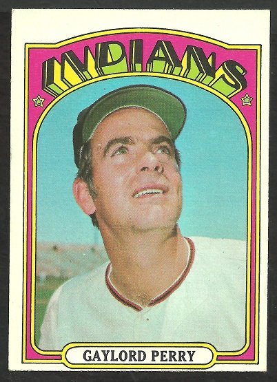 Cleveland Indians Gaylord Perry 1972 Topps Baseball Card #285