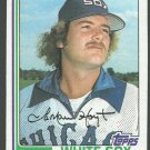 Chicago White Sox Lamarr Hoyt 1982 Topps Baseball Card #428 nr mt