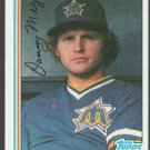 Seattle Mariners Dan Meyer 1982 Topps Baseball Card 413 nr mt