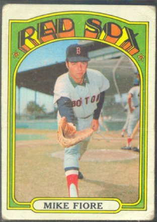 Boston Red Sox Mike Fiore 1972 Topps Baseball Card # 199 good
