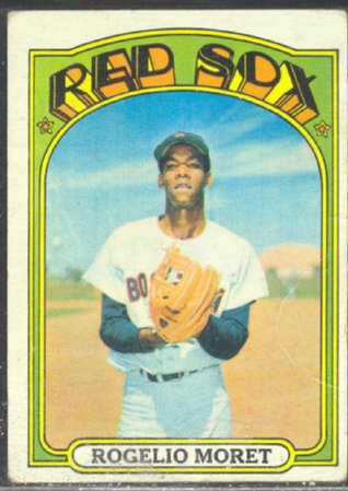 Boston Red Sox Rogelio Moret 1972 Topps Baseball Card  #113 vg