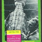 Montreal Canadiens Win Stanley Cup Henri Richard 1973 Topps Hockey Card # 198 good