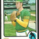 Oakland Athletics Ken Holtzman 1973 Topps Baseball Card #60