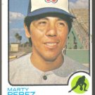 Atlanta Braves Marty Perez 1973 Topps Baseball Card # 144