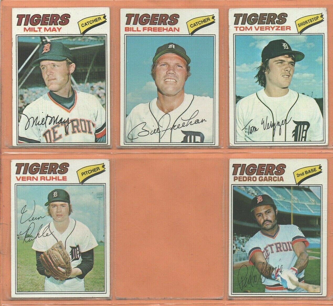 1976 1977 1978 Topps Detroit Tigers Team Lot 13 diff Jack Morris RC Bill Freehan Ben Oglivie