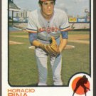 Texas Rangers Horacio Pina 1973 Topps Baseball Card #138 nr mt oc