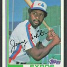 Montreal Expos Jerry White 1982 Topps Baseball Card #386 nr mt