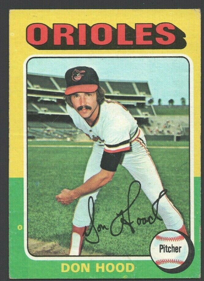 Baltimore Orioles Don Hood 1975 Topps Baseball Card #516
