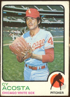 Chicago White Sox Cy Acosta 1973 Topps Baseball Card #379 g/vg