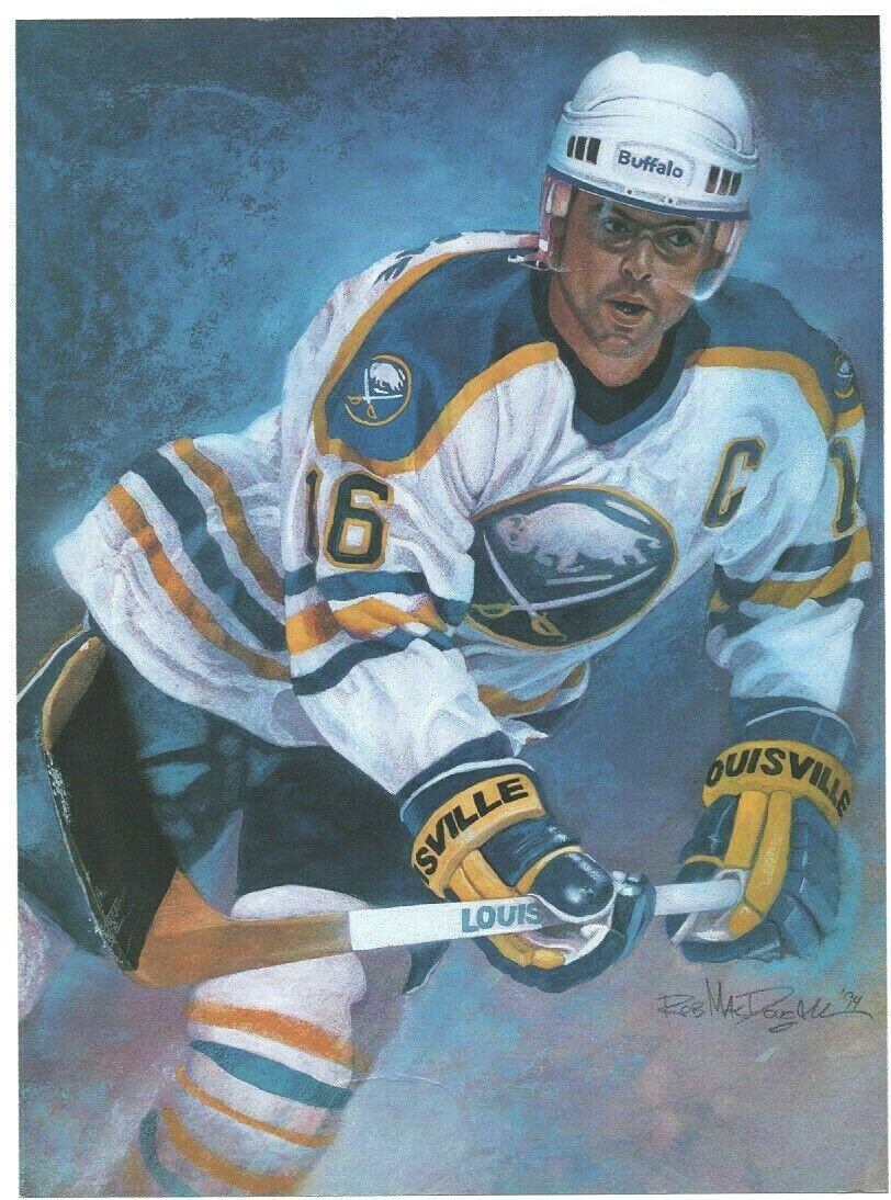 New York Rangers Mark Messier Stanley Cup Buffalo Sabres Pat LaFontaine 1994 Pinup Photos 8x10