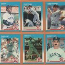 1987 Fleer Boston Red Sox Team Lot 24 Roger Clemens Jim Rice Wade Boggs Tom Seaver +
