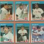 1987 Fleer Boston Red Sox Team Lot 24 Roger Clemens Jim Rice Wade Boggs Tom Seaver +