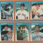 1987 Fleer Boston Red Sox Team Lot 24 Roger Clemens Jim Rice Wade Boggs Tom Seaver +