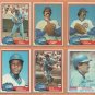 1980 1981 1982 Topps Chicago Cubs Team Lot Bill Buckner Dave Kingman Rick Reuschel Bruce Sutter