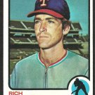 Texas Rangers Rich Hinton 1973 Topps Baseball Card # 321 nr mt