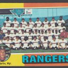 Texas Rangers Team Card w/ Billy Martin 1975 Topps Baseball Card #511 ex marked checklist
