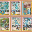 1983 Topps Seattle Mariners Team Lot 28 Gaylord Perry Bruce Bochte Julio Cruz +