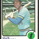 MILWAUKEE BREWERS OLLIE BROWN 1973 TOPPS # 526 VG
