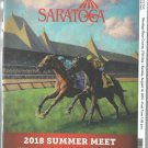 Saratoga Race Course 2018 Program w/ Monmouth Park and Del Mar