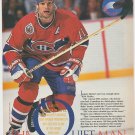 Montreal Canadiens Kirk Muller On The Back Check 1993 Pinup Photo 8x10