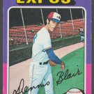 Montreal Expos Dennis Blair 1975 Topps Baseball Card #521 vg
