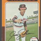 Baltimore Orioles Jesse Jefferson 1975 Topps Baseball Card #539 ex !