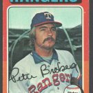 Texas Rangers Pete Broberg 1975 Topps Baseball Card #542 good