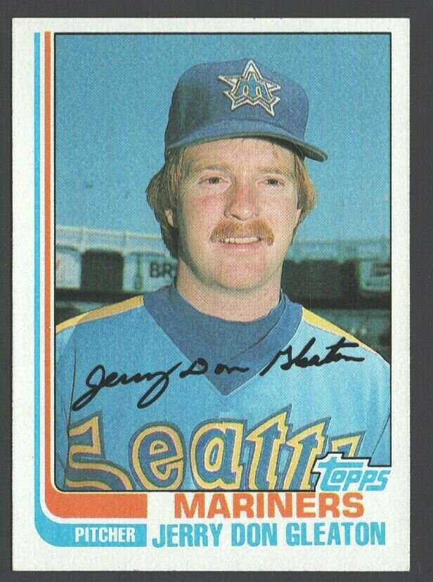 Seattle Mariners Jerry Don Gleaton 1982 Topps Baseball Card #371 nr mt