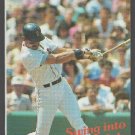 1990 Boston Red Sox Pocket Schedule Dwight Evans Swing Into The 90s WTAG 580 AM