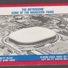 1988 Fleer Sticker Card Minnesota Twins Metrodome Oakland Athletics Houston Astros Stickers