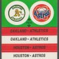 1988 Fleer Sticker Card Minnesota Twins Metrodome Oakland Athletics Houston Astros Stickers