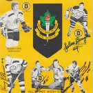 1994 Boston Bruins Alumni Program 7 Autographs Ace Bailey Milt Schmidt Fernie Flaman Woody Dumart +