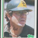 San Diego Padres Rick Wise 1982 Topps Baseball Card # 330 nr mt