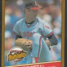 California Angels Mike Witt 1986 Donruss Highlights 38 Pitcher of the Month nm