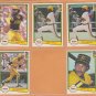 1981-1983 Donruss Pittsburgh Pirates Team Lot Willie Stargell Dave Parker Bill Madlock Johnny Ray RC