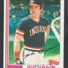 Cleveland Indians Mike Hargrove 1982 Topps Baseball Card 310 nr mt