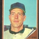Houston Colts Astros Bob Tiefnauer 1962 Topps Baseball Card 227