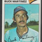　 Kansas City Royals Buck Martinez 1977 Topps Baseball Card 46 vg/ex