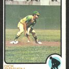 Oakland Athletics Dick Green 1973 Topps Baseball Card 456 vg/ex