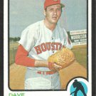 Houston Astros Dave Roberts 1973 Topps Baseball Card 39 ex mt