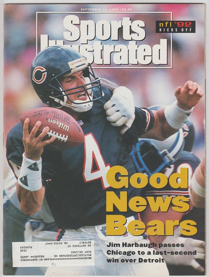 1992 Sports Illustrated Chicago Bears Philadelphia Eagles Minnesota Vikings San Diego Padres Ranger