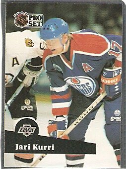 Edmonton Oilers Jari Kurri 1991 Pro Set # 93 nr mt