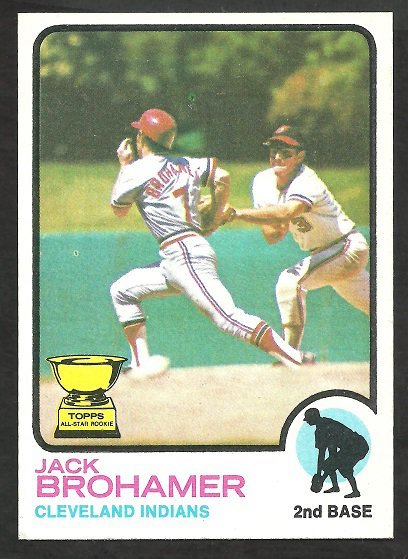 Cleveland Indians Jack Brohamer 1973 Topps Baseball Card 181