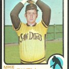 San Diego Padres Mike Caldwell RC Rookie Card 1973 Topps Baseball Card 182 vg/ex