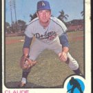 LOS ANGELES DODGERS CLAUDE OSTEEN 1973 TOPPS # 490 G