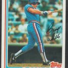 Texas Rangers Bump Wills 1982 Topps Baseball Card 272 nr mt